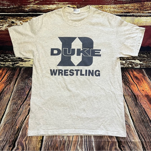 Hanes Other - Vintage Duke University Blue Devils Wrestling T Shirt College